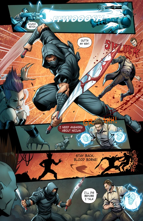 Da Ten Shi: The Price of Power, lettered preview page 7