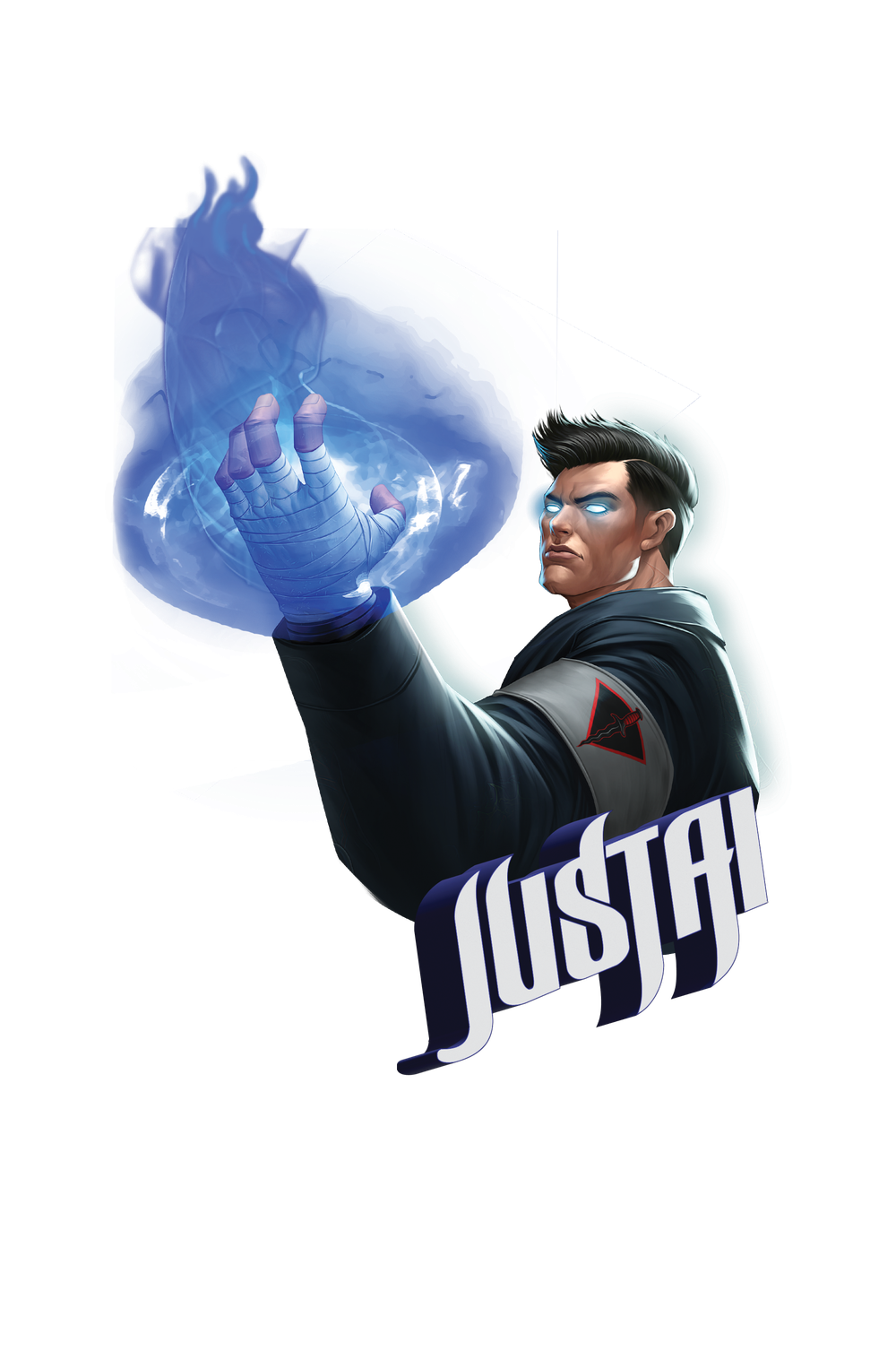 Justai with blue energy