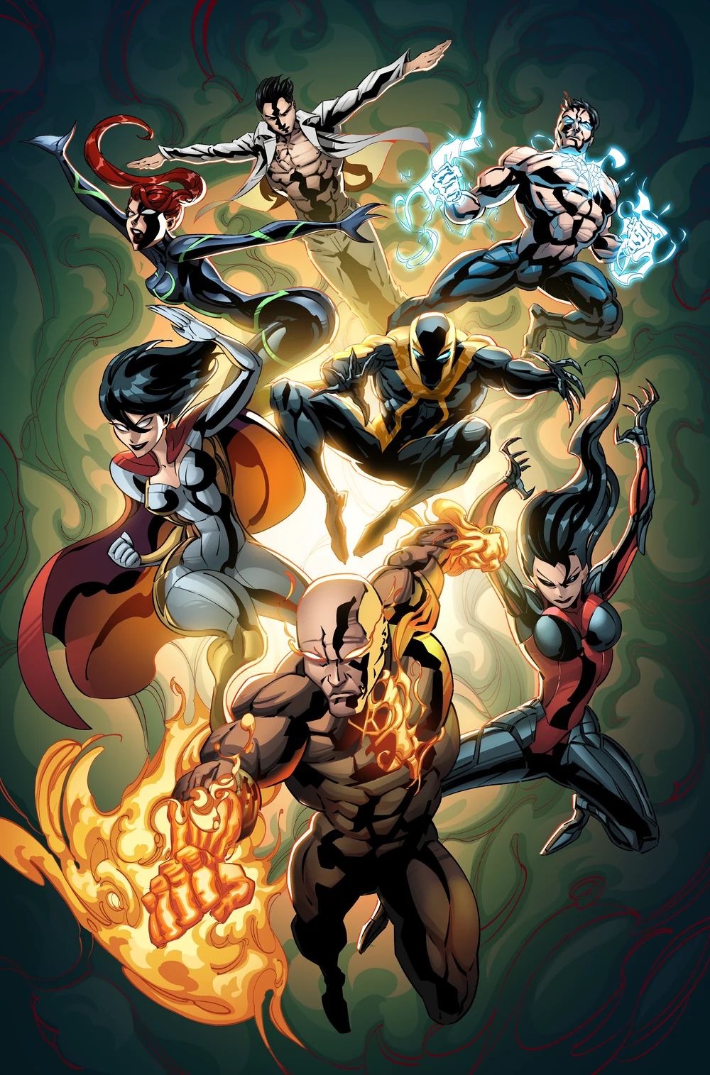 The Style Assassins in an ensemble illustration